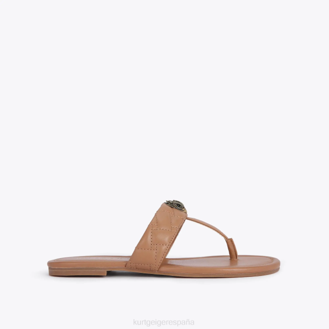Kurt Geiger mujer sandalias london kensington con barra en T 2LPR452 | calzados camello